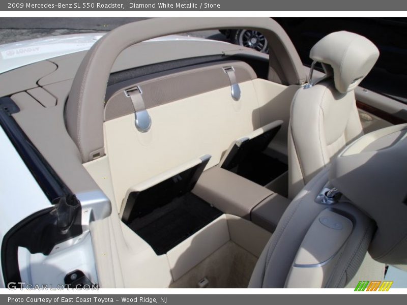 Diamond White Metallic / Stone 2009 Mercedes-Benz SL 550 Roadster