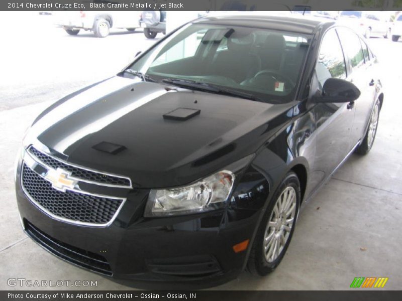 Black Granite Metallic / Jet Black 2014 Chevrolet Cruze Eco