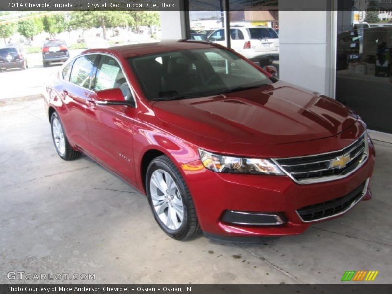 Crystal Red Tintcoat / Jet Black 2014 Chevrolet Impala LT