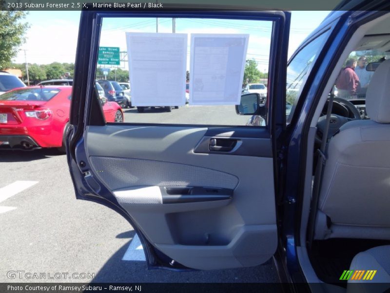Marine Blue Pearl / Black 2013 Subaru Forester 2.5 X