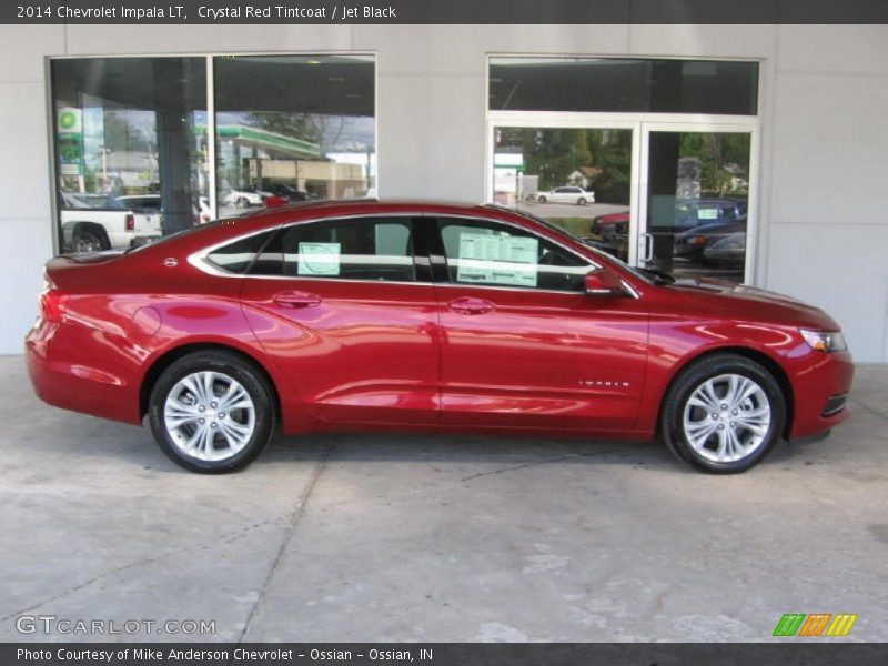 Crystal Red Tintcoat / Jet Black 2014 Chevrolet Impala LT