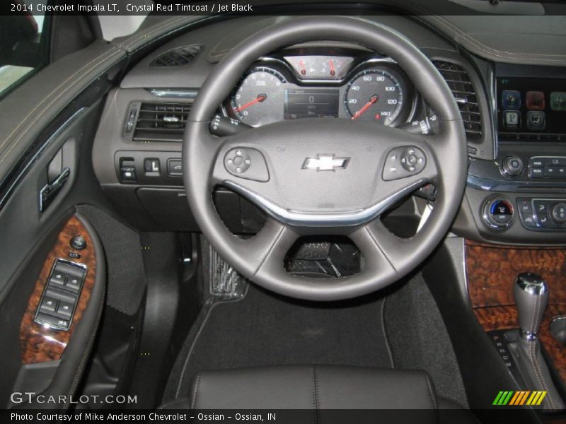 Crystal Red Tintcoat / Jet Black 2014 Chevrolet Impala LT