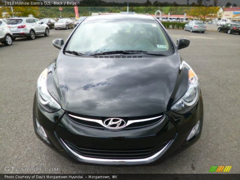 Black / Beige 2013 Hyundai Elantra GLS