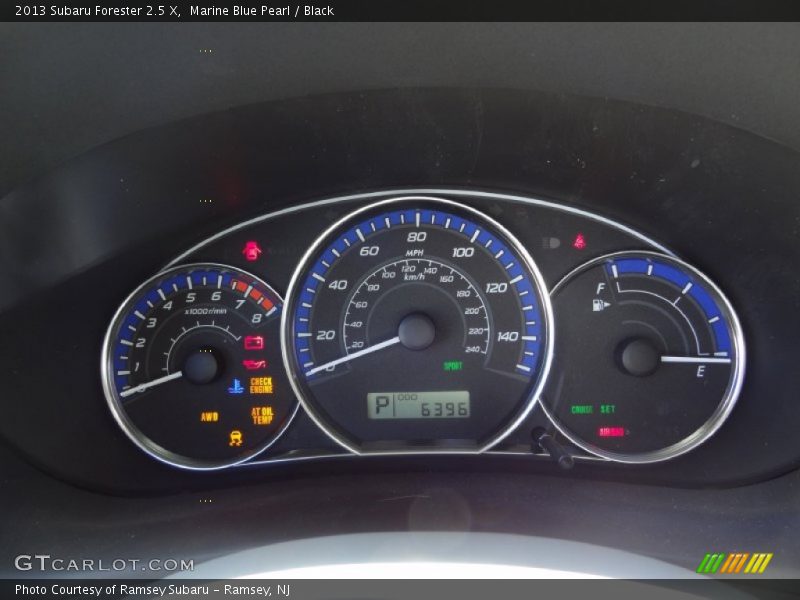Marine Blue Pearl / Black 2013 Subaru Forester 2.5 X
