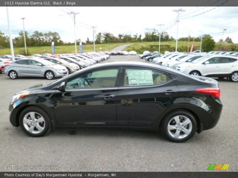 Black / Beige 2013 Hyundai Elantra GLS
