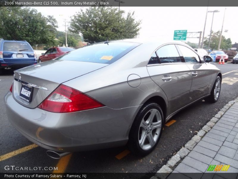 Indium Grey Metallic / Black 2006 Mercedes-Benz CLS 500