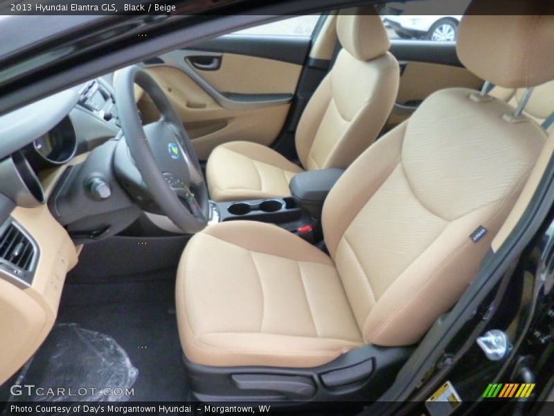 Black / Beige 2013 Hyundai Elantra GLS