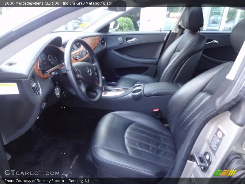 Indium Grey Metallic / Black 2006 Mercedes-Benz CLS 500