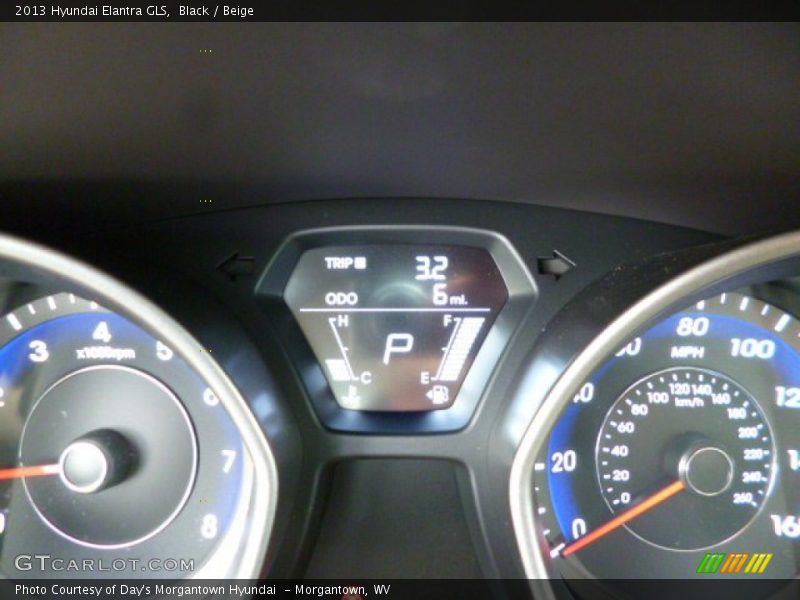 Black / Beige 2013 Hyundai Elantra GLS