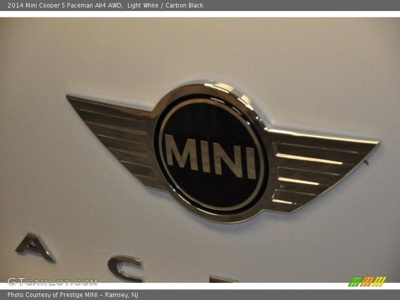 Light White / Carbon Black 2014 Mini Cooper S Paceman All4 AWD