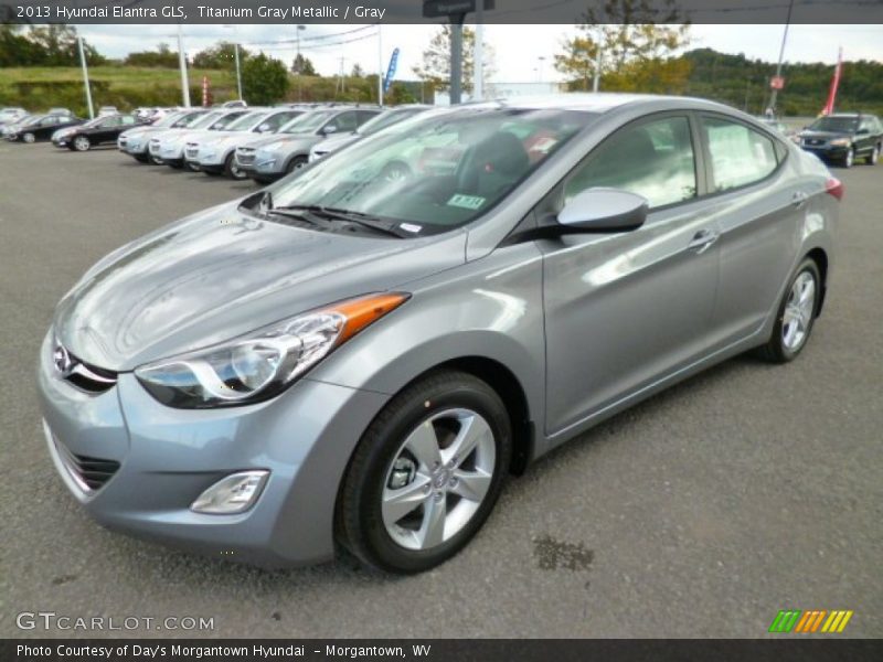 Titanium Gray Metallic / Gray 2013 Hyundai Elantra GLS