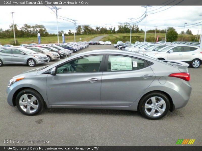 Titanium Gray Metallic / Gray 2013 Hyundai Elantra GLS