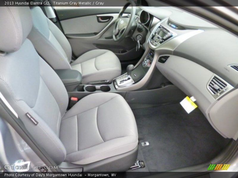 Titanium Gray Metallic / Gray 2013 Hyundai Elantra GLS