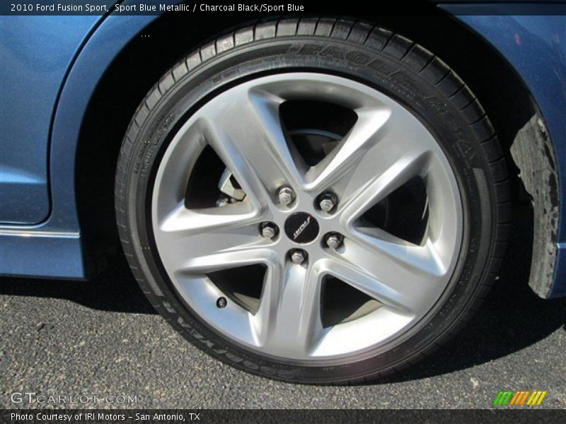 Sport Blue Metallic / Charcoal Black/Sport Blue 2010 Ford Fusion Sport