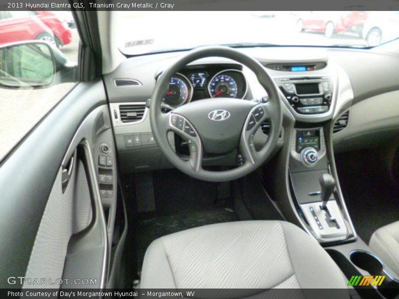 Titanium Gray Metallic / Gray 2013 Hyundai Elantra GLS