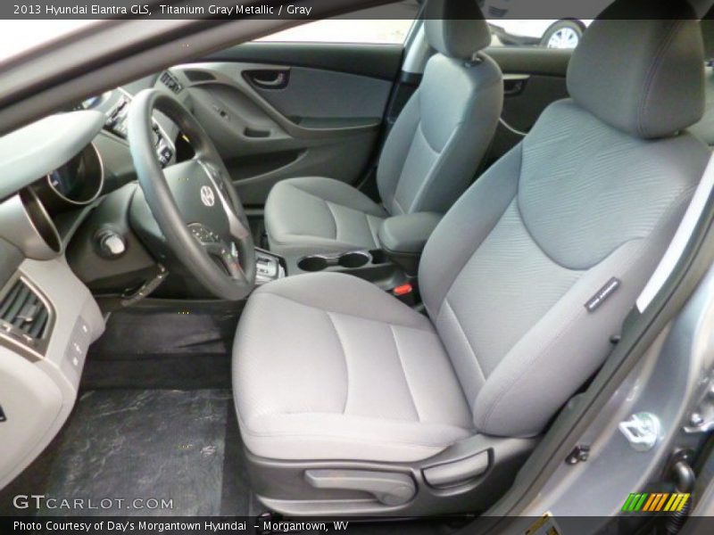Titanium Gray Metallic / Gray 2013 Hyundai Elantra GLS