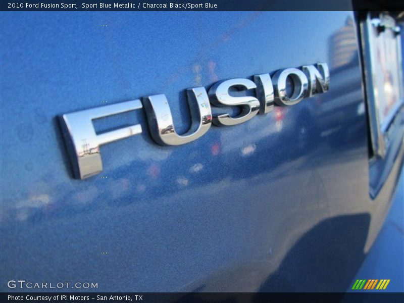 Sport Blue Metallic / Charcoal Black/Sport Blue 2010 Ford Fusion Sport