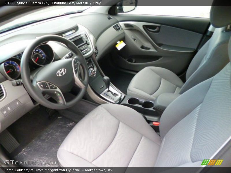 Titanium Gray Metallic / Gray 2013 Hyundai Elantra GLS