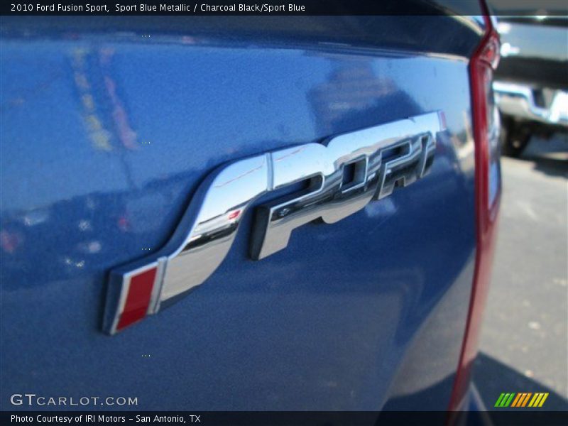 Sport Blue Metallic / Charcoal Black/Sport Blue 2010 Ford Fusion Sport