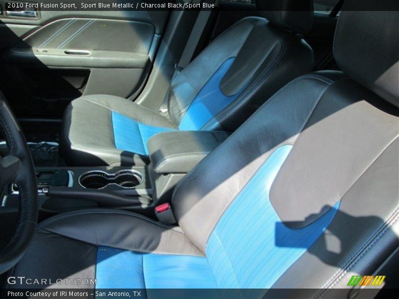 Sport Blue Metallic / Charcoal Black/Sport Blue 2010 Ford Fusion Sport