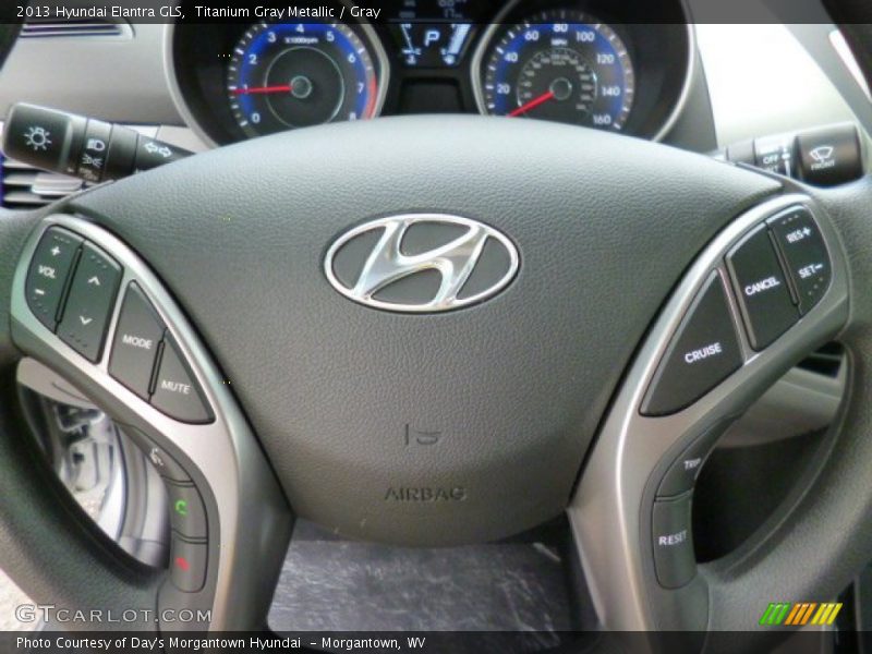 Titanium Gray Metallic / Gray 2013 Hyundai Elantra GLS
