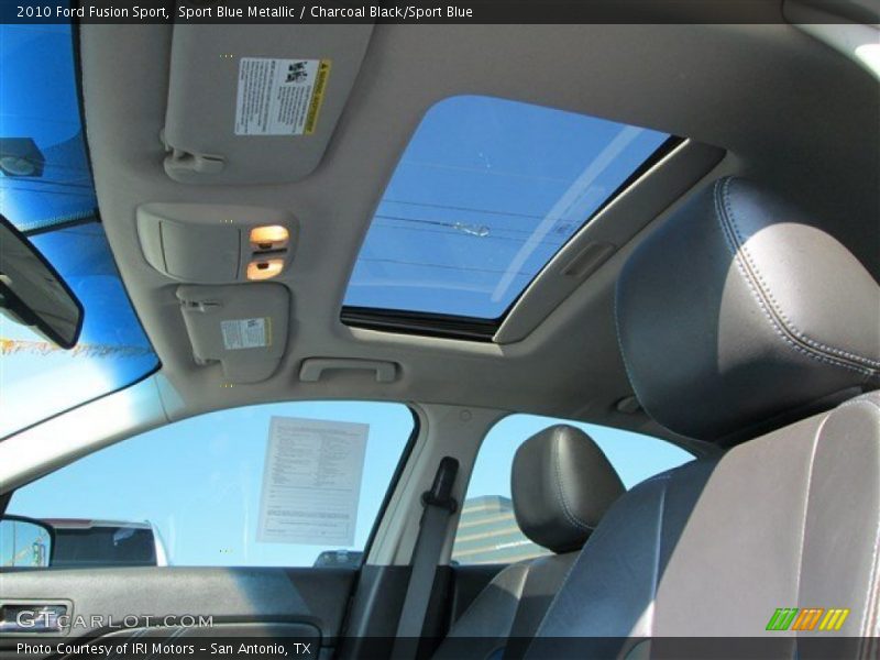 Sport Blue Metallic / Charcoal Black/Sport Blue 2010 Ford Fusion Sport