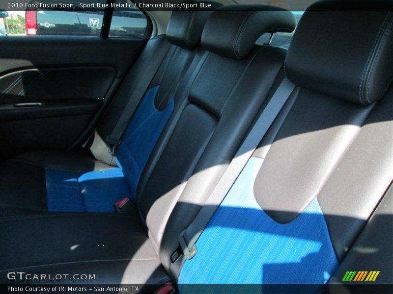 Sport Blue Metallic / Charcoal Black/Sport Blue 2010 Ford Fusion Sport
