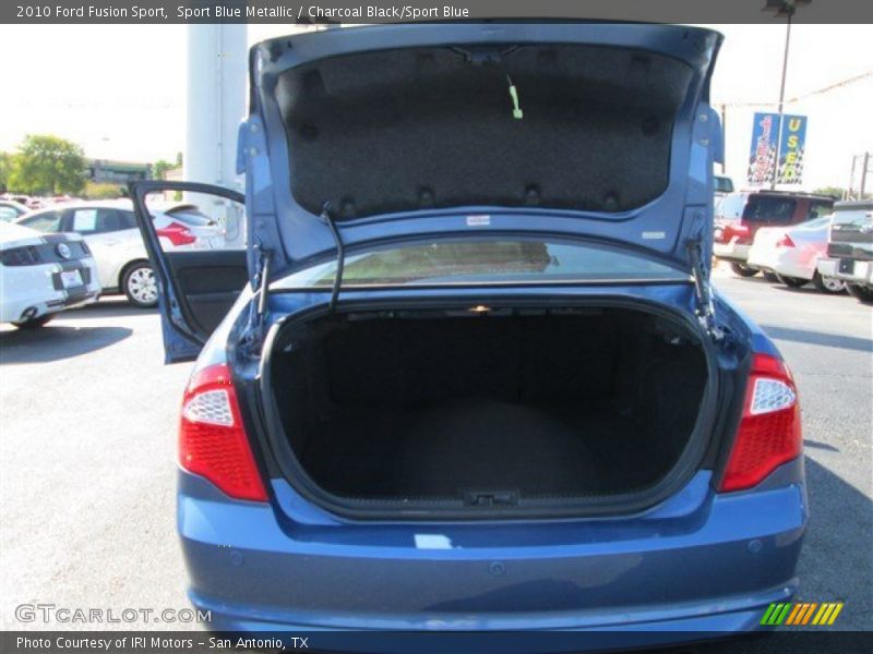 Sport Blue Metallic / Charcoal Black/Sport Blue 2010 Ford Fusion Sport