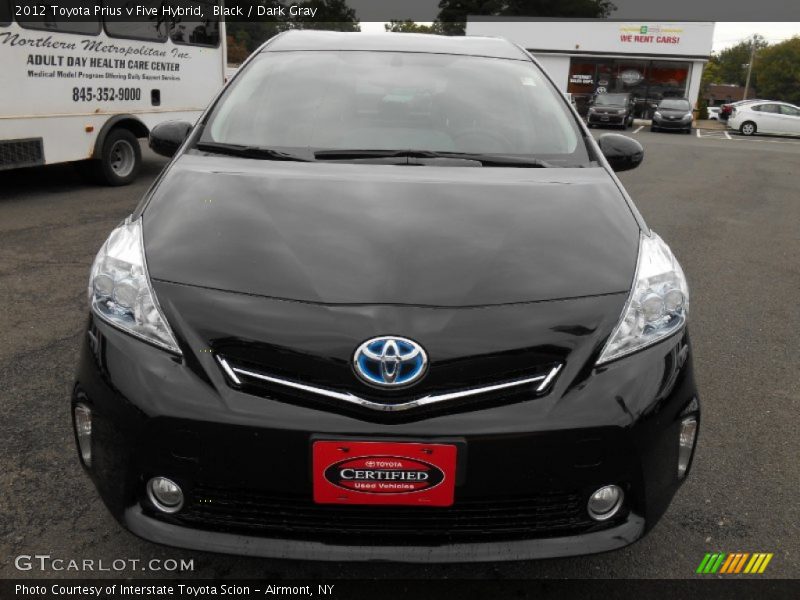 Black / Dark Gray 2012 Toyota Prius v Five Hybrid