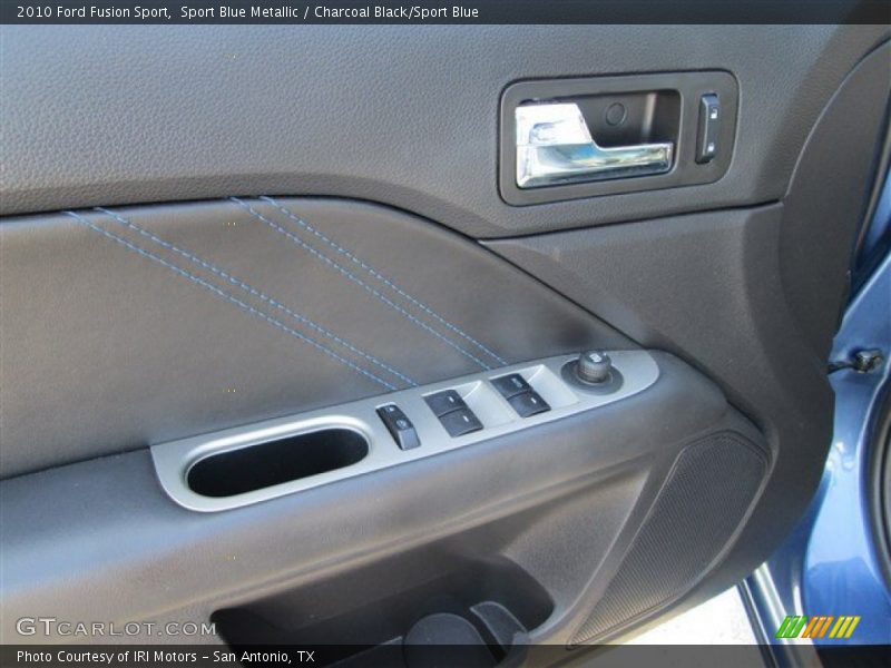 Sport Blue Metallic / Charcoal Black/Sport Blue 2010 Ford Fusion Sport
