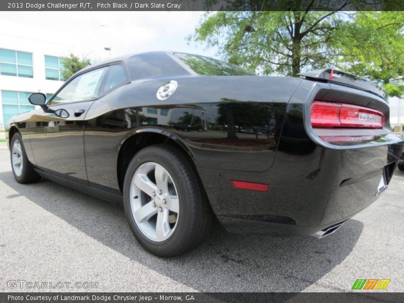 Pitch Black / Dark Slate Gray 2013 Dodge Challenger R/T