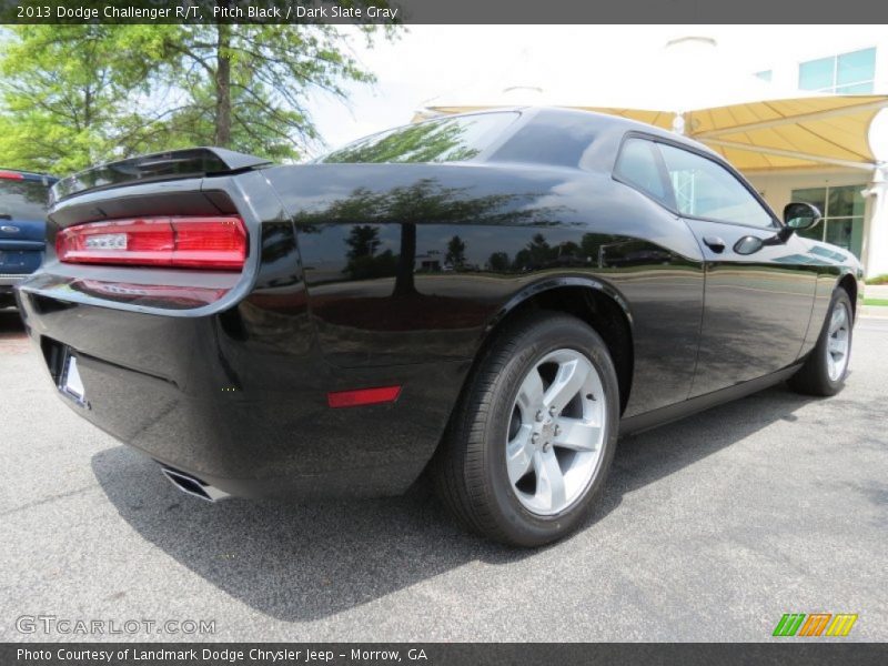 Pitch Black / Dark Slate Gray 2013 Dodge Challenger R/T