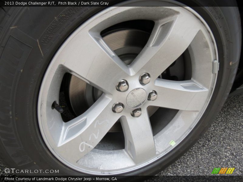 Pitch Black / Dark Slate Gray 2013 Dodge Challenger R/T