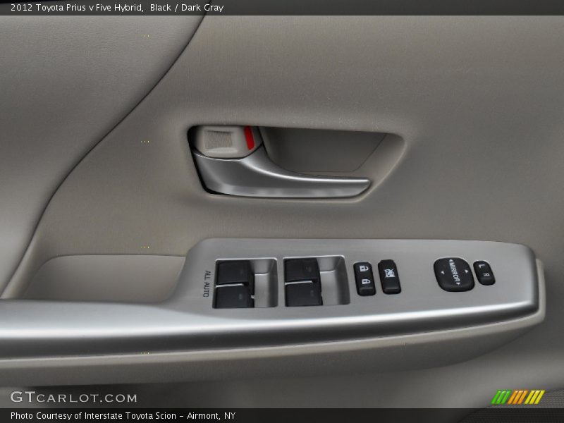 Black / Dark Gray 2012 Toyota Prius v Five Hybrid