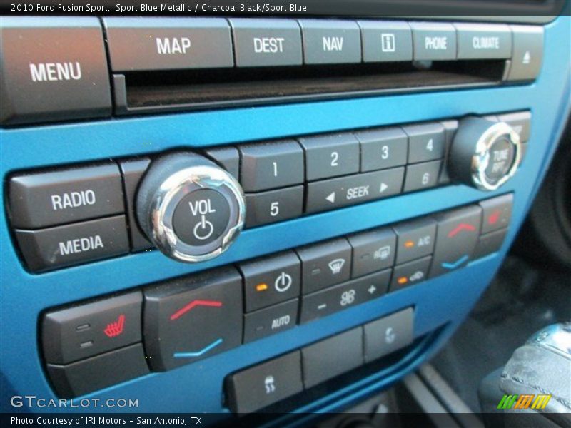 Sport Blue Metallic / Charcoal Black/Sport Blue 2010 Ford Fusion Sport