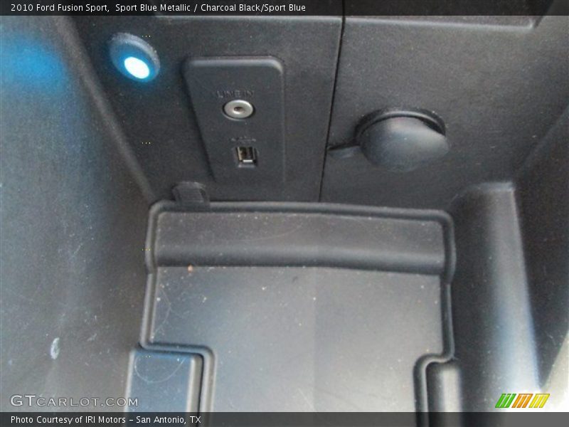 Sport Blue Metallic / Charcoal Black/Sport Blue 2010 Ford Fusion Sport