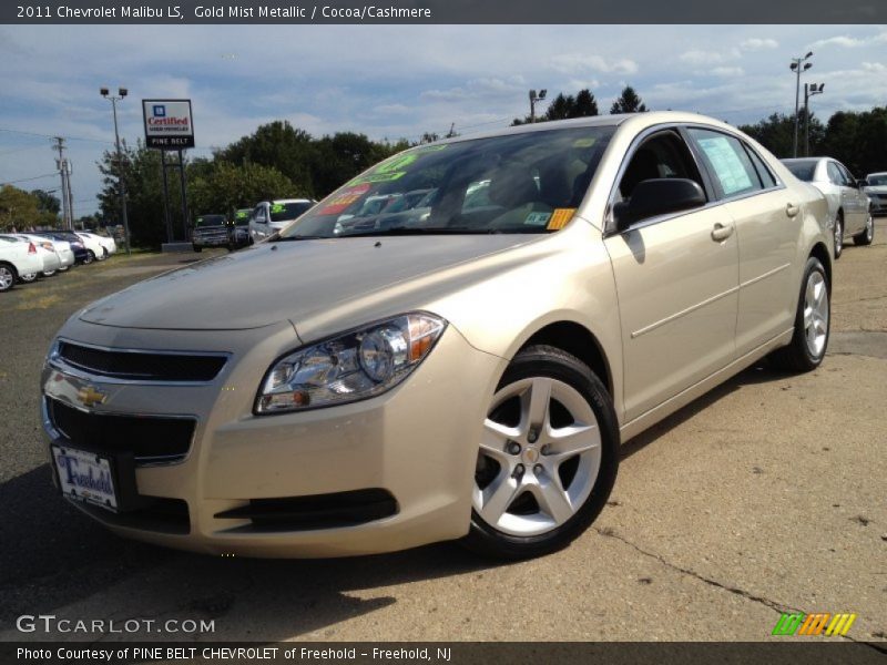Gold Mist Metallic / Cocoa/Cashmere 2011 Chevrolet Malibu LS