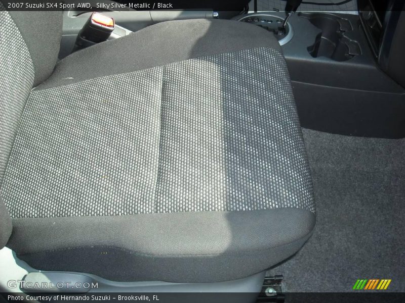 Silky Silver Metallic / Black 2007 Suzuki SX4 Sport AWD