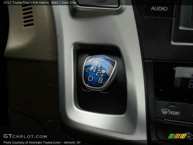 Black / Dark Gray 2012 Toyota Prius v Five Hybrid
