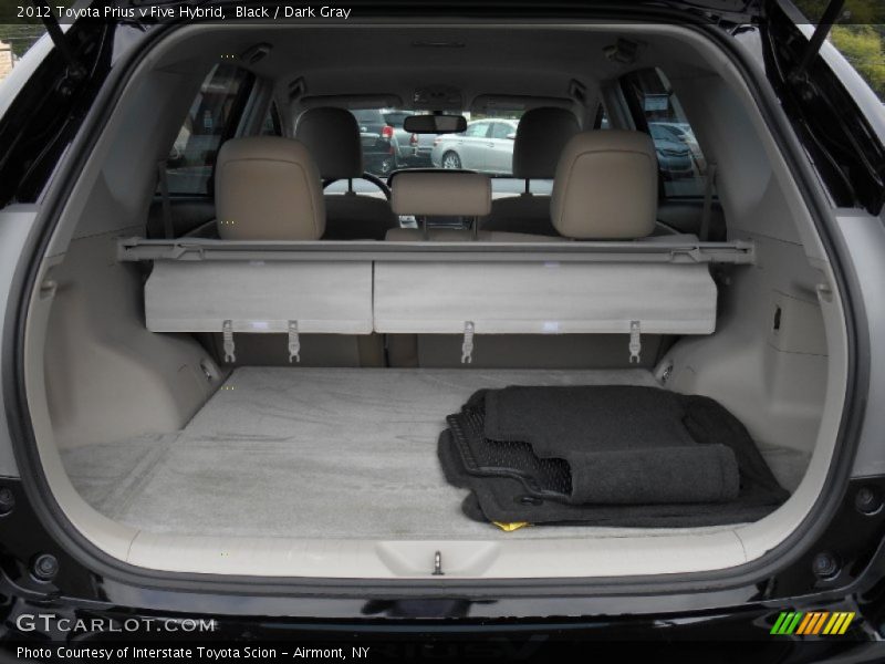 Black / Dark Gray 2012 Toyota Prius v Five Hybrid