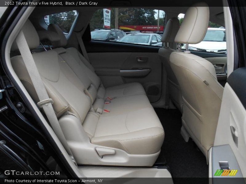Black / Dark Gray 2012 Toyota Prius v Five Hybrid