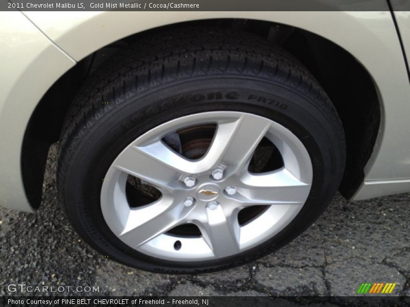 Gold Mist Metallic / Cocoa/Cashmere 2011 Chevrolet Malibu LS