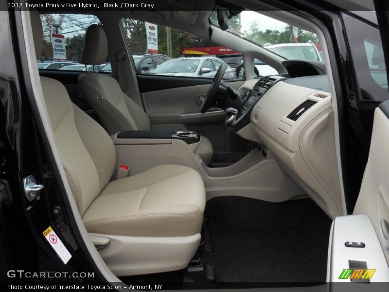 Black / Dark Gray 2012 Toyota Prius v Five Hybrid