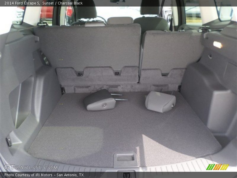 Sunset / Charcoal Black 2014 Ford Escape S