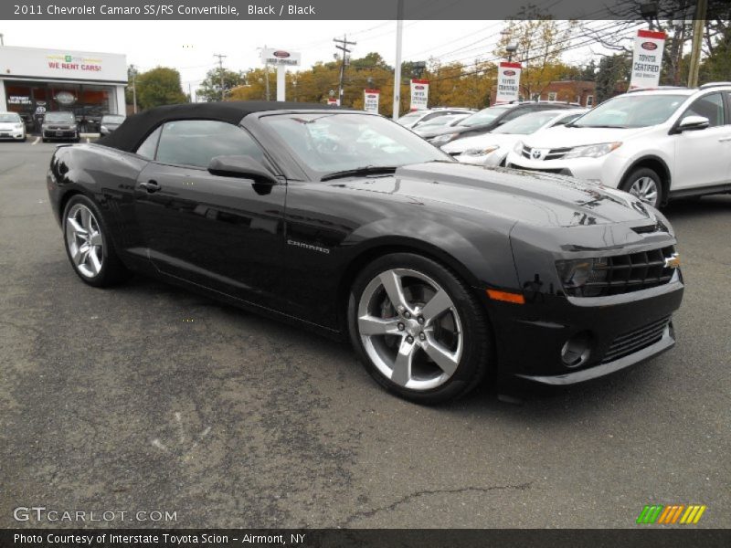 Black / Black 2011 Chevrolet Camaro SS/RS Convertible