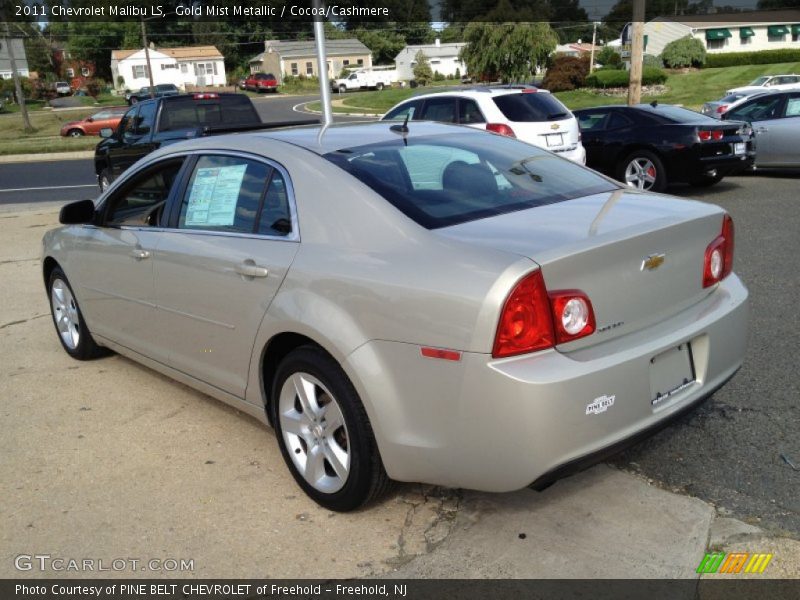 Gold Mist Metallic / Cocoa/Cashmere 2011 Chevrolet Malibu LS