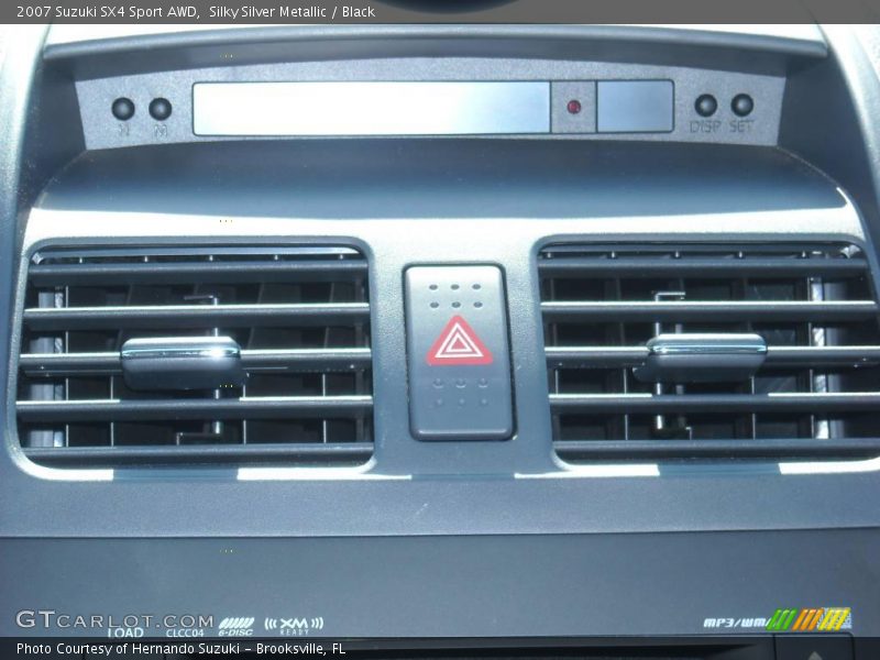 Silky Silver Metallic / Black 2007 Suzuki SX4 Sport AWD
