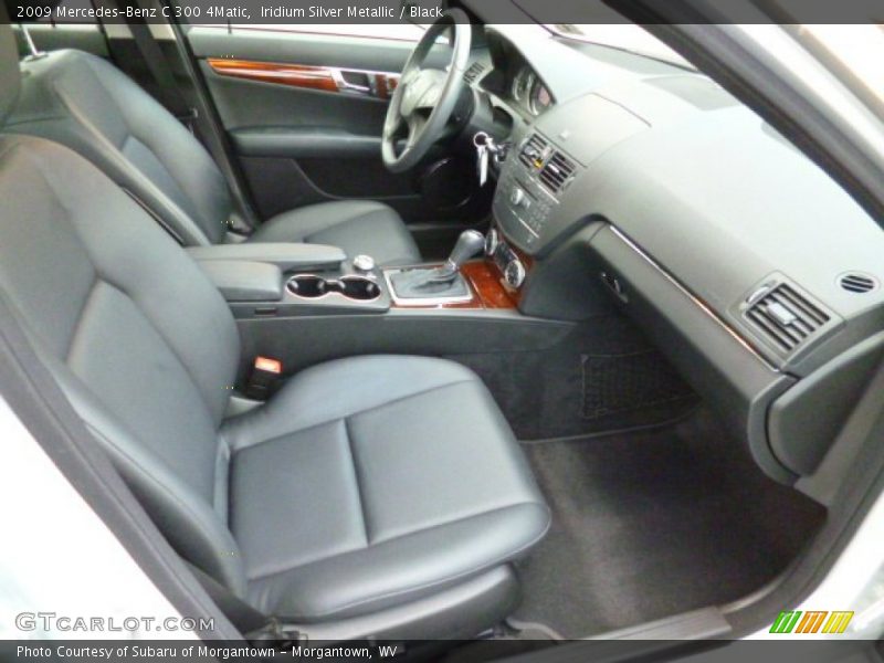 Iridium Silver Metallic / Black 2009 Mercedes-Benz C 300 4Matic