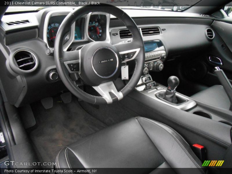 Black Interior - 2011 Camaro SS/RS Convertible 