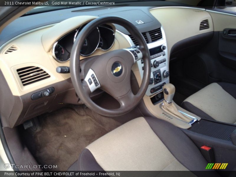 Gold Mist Metallic / Cocoa/Cashmere 2011 Chevrolet Malibu LS